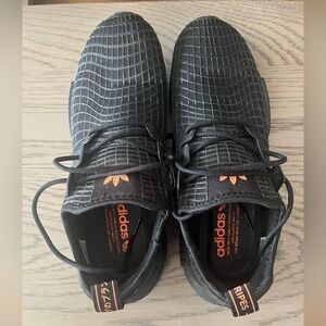 adidas Black and Orange Sneakers